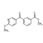 CAS#: 898786-05-5, Methyl 3-[(6-methoxy-3-pyridinyl)carbonyl]benzoate