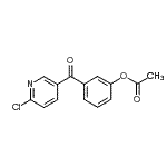 CAS#: 898786-47-5, 3-[(6-Chloro-3-pyridinyl)carbonyl]phenyl acetate