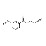 CAS#: 898786-58-8, 5-(3-Methoxyphenyl)-5-oxopentanenitrile