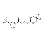 CAS#: 898786-63-5, 4-(5,5-Dimethyl-1,3-dioxan-2-yl)-1-[3-(trifluoromethyl)phenyl]-1-butanone