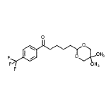 CAS#: 898786-71-5, 5-(5,5-Dimethyl-1,3-dioxan-2-yl)-1-[4-(trifluoromethyl)phenyl]-1-pentanone
