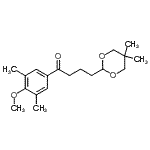 CAS#: 898786-75-9, 4-(5,5-Dimethyl-1,3-dioxan-2-yl)-1-(4-methoxy-3,5-dimethylphenyl)-1-butanone