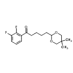 CAS#: 898786-80-6, 1-(2,3-Difluorophenyl)-5-(5,5-dimethyl-1,3-dioxan-2-yl)-1-pentanone