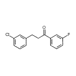 CAS#: 898786-98-6, 3-(3-Chlorophenyl)-1-(3-fluorophenyl)-1-propanone