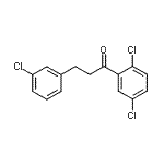 CAS 登录号：898787-37-6， 3-(3-氯苯基)-1-(2,5-二氯苯基)-1-丙酮