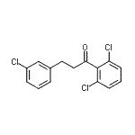 CAS#: 898787-50-3, 3-(3-Chlorophenyl)-1-(2,6-dichlorophenyl)-1-propanone