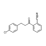 CAS 登录号：898787-66-1， 2-[3-(4-氯苯基)丙酰]苯甲腈