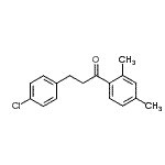 CAS 登录号：898787-97-8， 3-(4-氯苯基)-1-(2,4-二甲基苯基)-1-丙酮