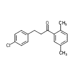 CAS 登录号：898788-00-6， 3-(4-氯苯基)-1-(2,5-二甲基苯基)-1-丙酮