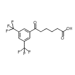CAS#: 898788-10-8, 6-[3,5-Bis(trifluoromethyl)phenyl]-6-oxohexanoic acid
