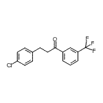 CAS 登录号：898788-27-7， 3-(4-氯苯基)-1-[3-(三氟甲基)苯基]-1-丙酮