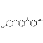 CAS#: 898788-32-4, (3-Methylphenyl){3-[(4-methyl-1-piperazinyl)methyl]phenyl}methanone
