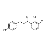 CAS 登录号：898788-39-1， 3-(4-氯苯基)-1-(2,3-二氯苯基)-1-丙酮