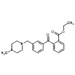 CAS#: 898788-48-2, Ethyl 2-{3-[(4-methyl-1-piperazinyl)methyl]benzoyl}benzoate