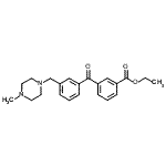 CAS#: 898788-50-6, Ethyl 3-{3-[(4-methyl-1-piperazinyl)methyl]benzoyl}benzoate