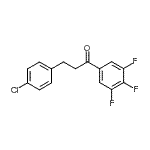 CAS#: 898788-51-7, 3-(4-Chlorophenyl)-1-(3,4,5-trifluorophenyl)-1-propanone