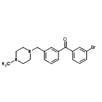 CAS#: 898788-58-4, (3-Bromophenyl){3-[(4-methyl-1-piperazinyl)methyl]phenyl}methanone