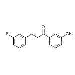 CAS 登录号：898788-67-5， 3-(3-氟苯基)-1-(3-甲基苯基)-1-丙酮