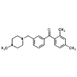 CAS#: 898788-72-2, (2,4-Dimethylphenyl){3-[(4-methyl-1-piperazinyl)methyl]phenyl}methanone
