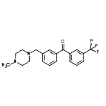 CAS#: 898789-03-2, {3-[(4-Methyl-1-piperazinyl)methyl]phenyl}[3-(trifluoromethyl)phenyl]methanone