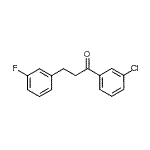 CAS 登录号：898789-08-7， 1-(3-氯苯基)-3-(3-氟苯基)-1-丙酮