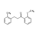 CAS#: 898789-34-9, 3-(2-Methylphenyl)-1-[2-(methylsulfanyl)phenyl]-1-propanone