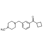 CAS#: 898789-41-8, Cyclobutyl{3-[(4-methyl-1-piperazinyl)methyl]phenyl}methanone