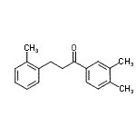 CAS 登录号：898789-58-7， 1-(3,4-二甲基苯基)-3-(2-甲基苯基)-1-丙酮