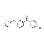 CAS#: 898789-63-4, [3-(2,5-Dihydro-1H-pyrrol-1-ylmethyl)phenyl](4-methylphenyl)methanone