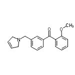 CAS#: 898789-65-6, [3-(2,5-Dihydro-1H-pyrrol-1-ylmethyl)phenyl](2-methoxyphenyl)methanone