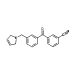 CAS#: 898789-75-8, 3-[3-(2,5-Dihydro-1H-pyrrol-1-ylmethyl)benzoyl]benzonitrile