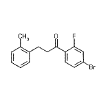 CAS#: 898789-82-7, 1-(4-Bromo-2-fluorophenyl)-3-(2-methylphenyl)-1-propanone