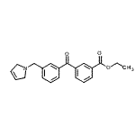 CAS#: 898789-84-9, Ethyl 3-[3-(2,5-dihydro-1H-pyrrol-1-ylmethyl)benzoyl]benzoate