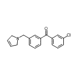 CAS#: 898790-01-7, (3-Chlorophenyl)[3-(2,5-dihydro-1H-pyrrol-1-ylmethyl)phenyl]methanone