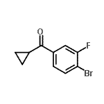 CAS#: 898790-03-9, (4-Bromo-3-fluorophenyl)(cyclopropyl)methanone