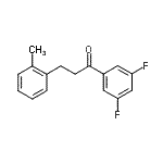 CAS#: 898790-14-2, 1-(3,5-Difluorophenyl)-3-(2-methylphenyl)-1-propanone