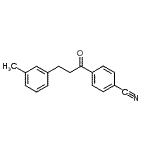 CAS#: 898790-47-1, 4-[3-(3-Methylphenyl)propanoyl]benzonitrile