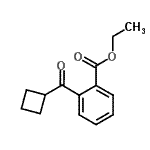 CAS#: 898790-52-8, Ethyl 2-(cyclobutylcarbonyl)benzoate