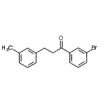 CAS 登录号：898790-59-5， 1-(3-溴苯基)-3-(3-甲基苯基)-1-丙酮