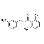 CAS 登录号：898790-78-8， 1-(2,6-二甲基苯基)-3-(3-甲基苯基)-1-丙酮