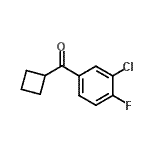 CAS#: 898790-88-0, (3-Chloro-4-fluorophenyl)(cyclobutyl)methanone