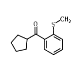 CAS 登录号：898791-42-9， 环戊基[2-(甲硫基)苯基]甲酮