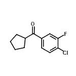 CAS#: 898791-60-1, (4-Chloro-3-fluorophenyl)(cyclopentyl)methanone