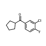 CAS#: 898791-62-3, (3-Chloro-4-fluorophenyl)(cyclopentyl)methanone
