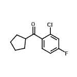 CAS#: 898791-70-3, (2-Chloro-4-fluorophenyl)(cyclopentyl)methanone