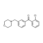 CAS#: 898791-89-4, (2-Chlorophenyl)[3-(4-morpholinylmethyl)phenyl]methanone
