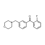 CAS#: 898791-92-9, (2-Fluorophenyl)[3-(4-morpholinylmethyl)phenyl]methanone