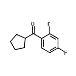 CAS#: 898791-93-0, Cyclopentyl(2,4-difluorophenyl)methanone
