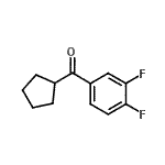 CAS#: 898791-96-3, Cyclopentyl(3,4-difluorophenyl)methanone
