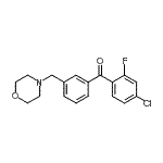 CAS#: 898792-13-7, (4-Chloro-2-fluorophenyl)[3-(4-morpholinylmethyl)phenyl]methanone